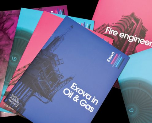 Exova Literature Design
