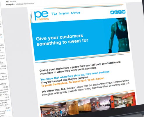 Pe email marketing design