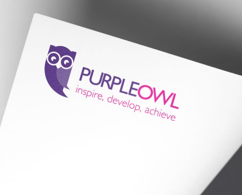 Purple Owl logo development