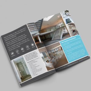 Brochure design for Glass and Stainless